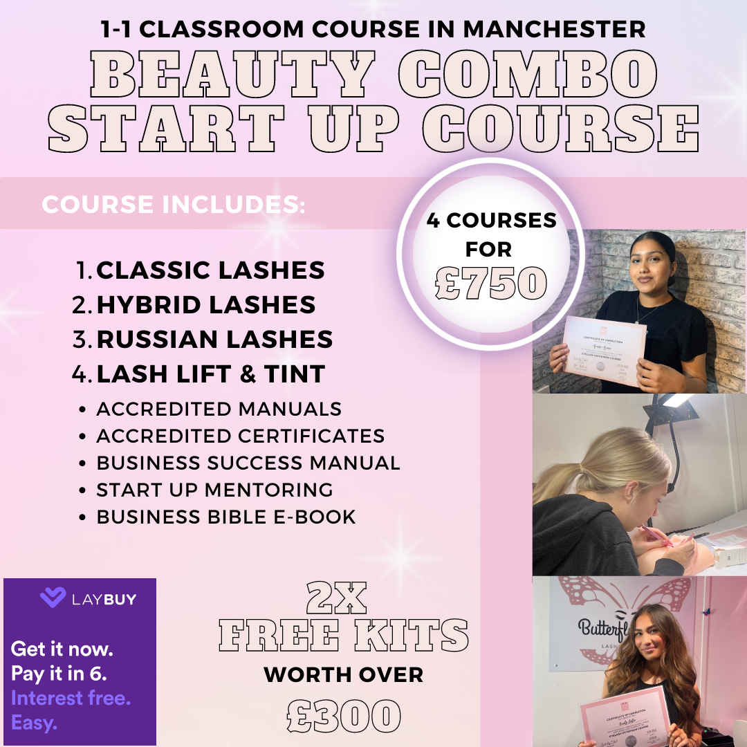 1-1 Beauty Combo Start Up Course - Manchester